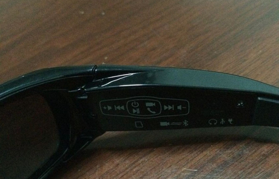 Occhiali portabili della macchina fotografica di vetro/720p HD di CMOS DVR del telecomando
